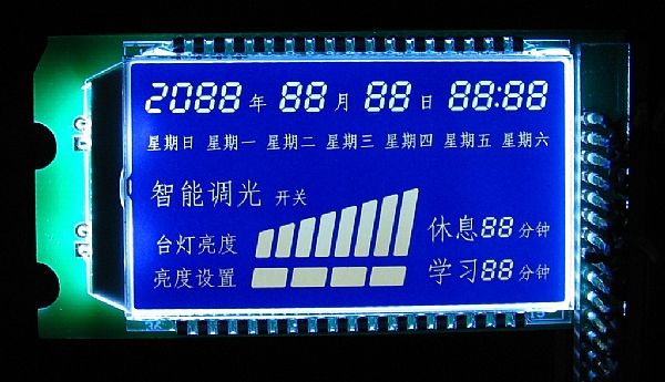 多功能台灯液晶屏